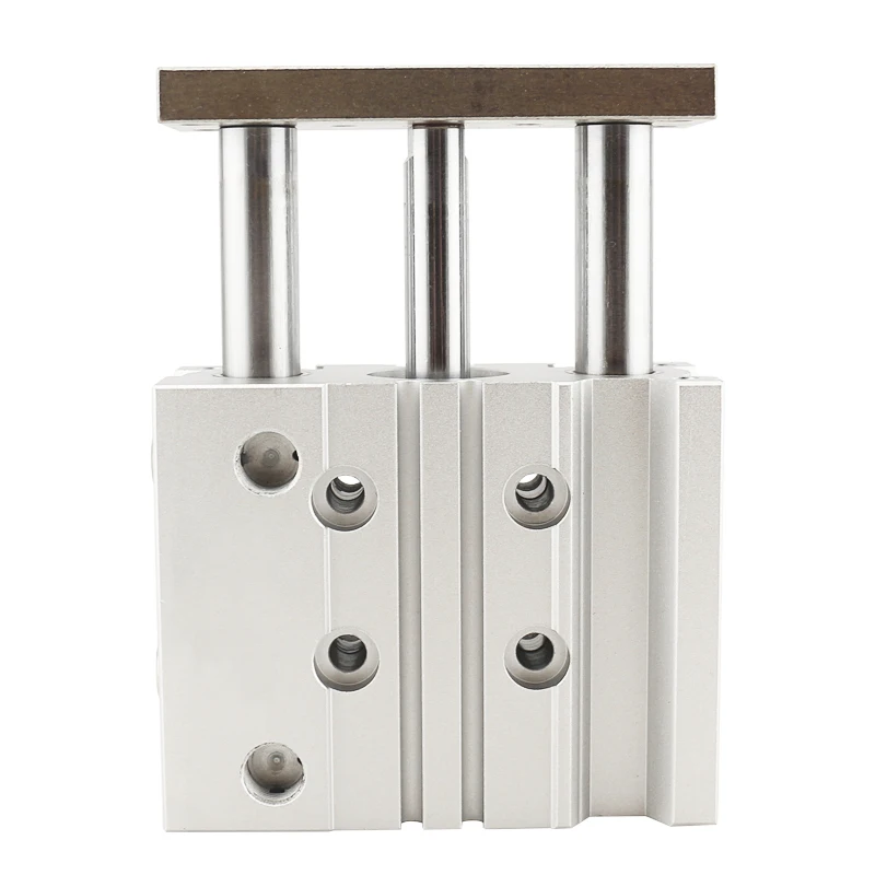 

Three-bar cylinder aluminum alloy thin type with guide rod TCM three-axis precision pneumatic parts MGPM/PL16 10/50
