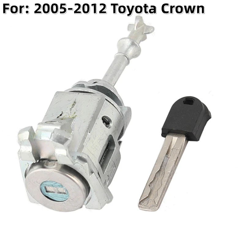 FLYBETTTER OEM Left Door Lock Cylinder Auto Door Lock Cylinder For 2005-2012 Toyota Crown With 1Pcs Key