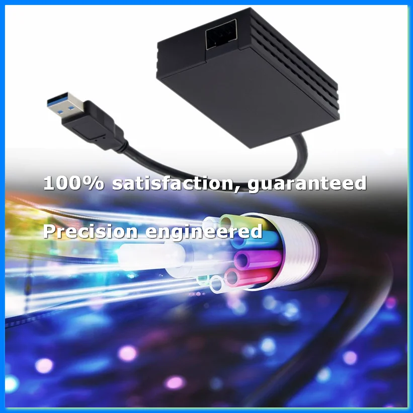 

USB1000F-LX USB 3.0 Gigabit Fiber Ethernet Network Adapter Single Mode 1310Nm 10Km LC Optic Module SFP NIC RTL8153-A23R