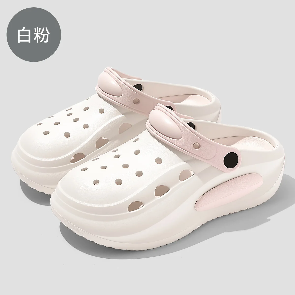 Zapatos Holey para mujer para uso al aire libre, sandalias EVA antideslizantes, zapatos transpirables de verano y primavera