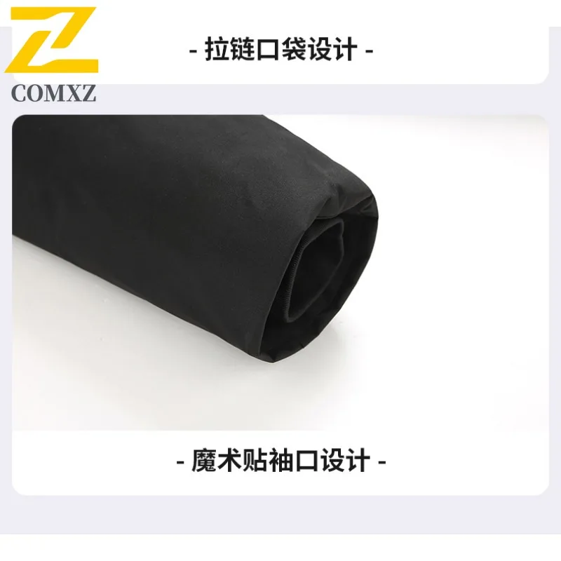 COMXZ Outdoor Adventure Giacca imbottita da uomo con cappuccio Parka caldo ispessito da viaggio casual Abbigliamento invernale leggero resistente al freddo