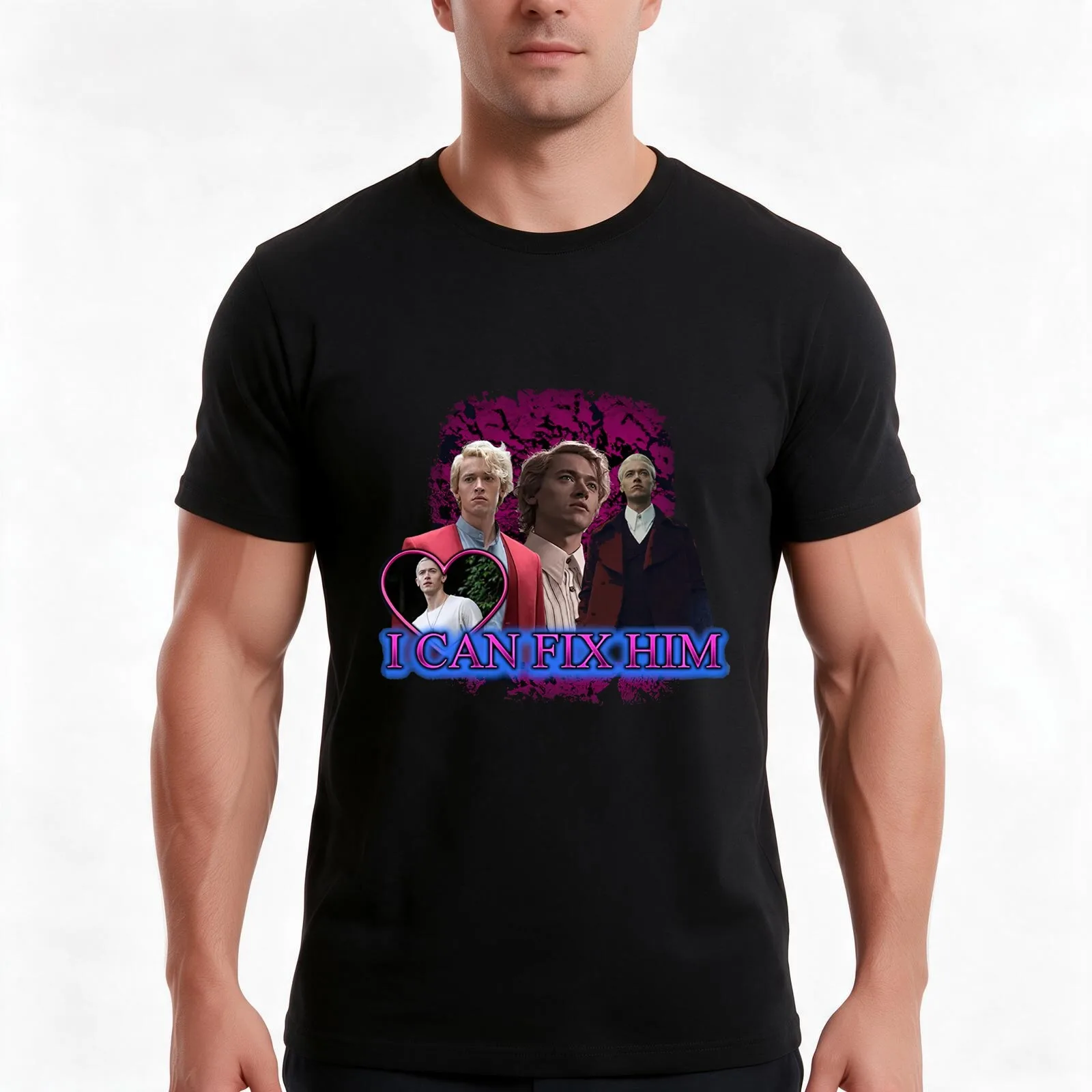 I Can Fix Him - Coriolanus Snow T-Shirt, Summer Casual Cotton Tee, Oversized Streetwear Tops, Vintage Graphic Print, 100% Cotton