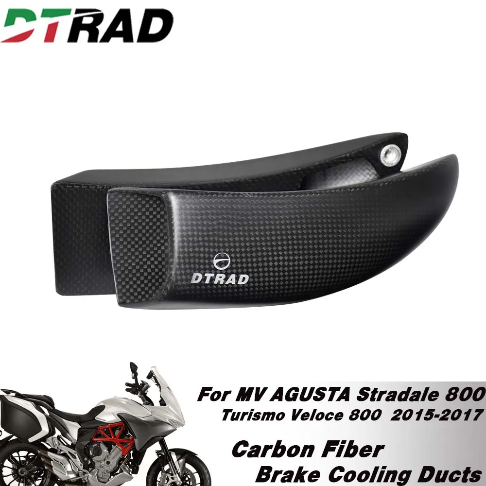 For MV AGUSTA Turismo Veloce 800/Stradale 800 2015-2017 Motorcycle Carbon Fiber Air Guide Brake Cooling Ducts Caliper Radiator 