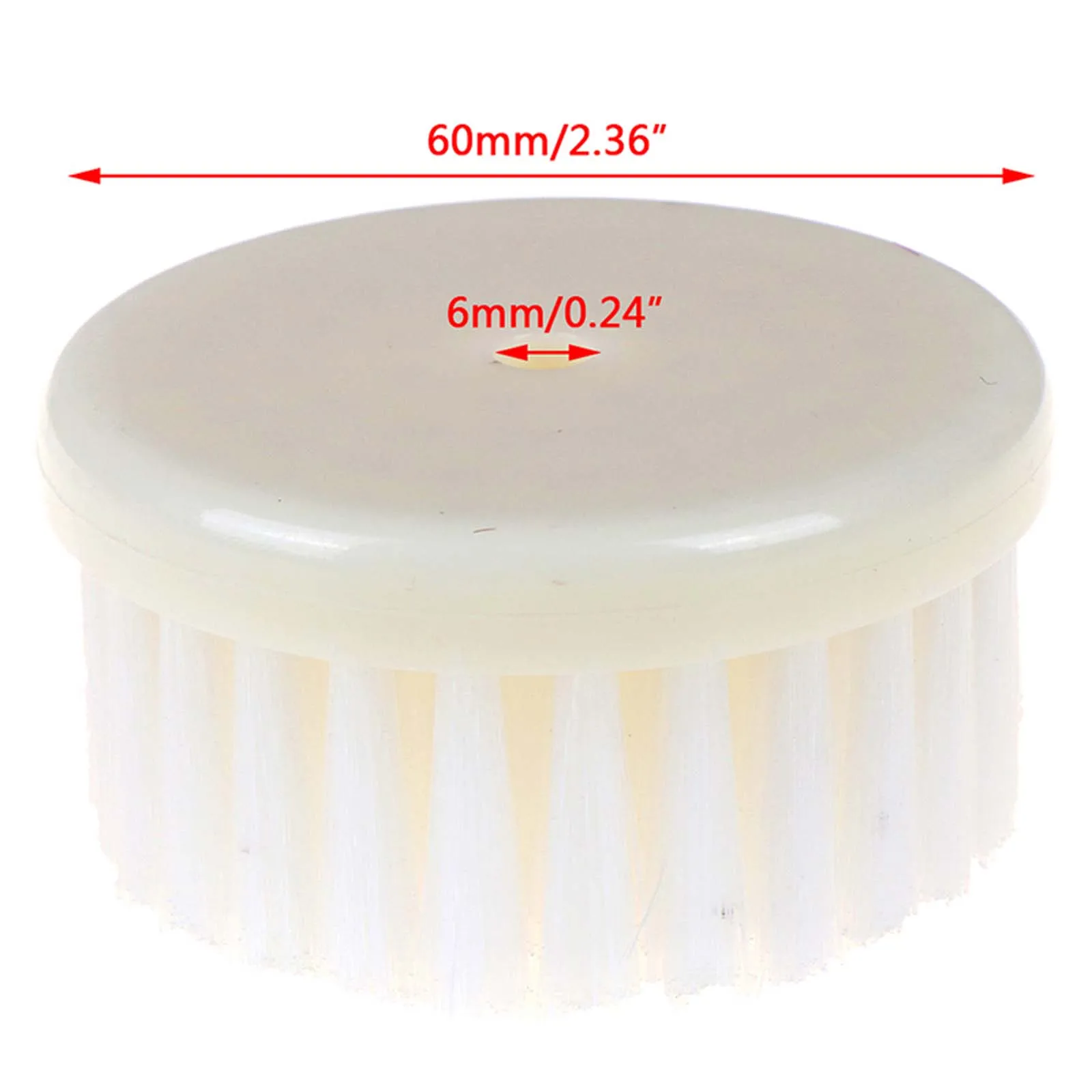 1 pz 60mm Soft Drill Powered Brush testa Nanowire per la pulizia della moquette dell'auto Bath FabricSofa strumento per la pulizia degli interni in pelle