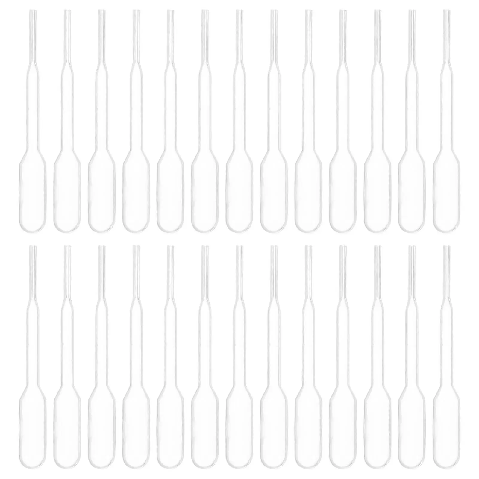 1000PCS Plastic Dropper Craft Pipettes Clear Graduations Precise Measurement Lab Use Sturdy Material Bulk Pack Glass Beakers