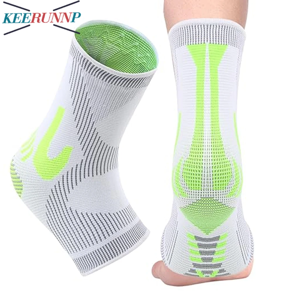 

1 шт., бандаж на лодыжку, дышащий спортивный бандаж для поддержки лодыжек для мужчин и женщин, растяжение связок - удобная прочная компрессия для тренировок