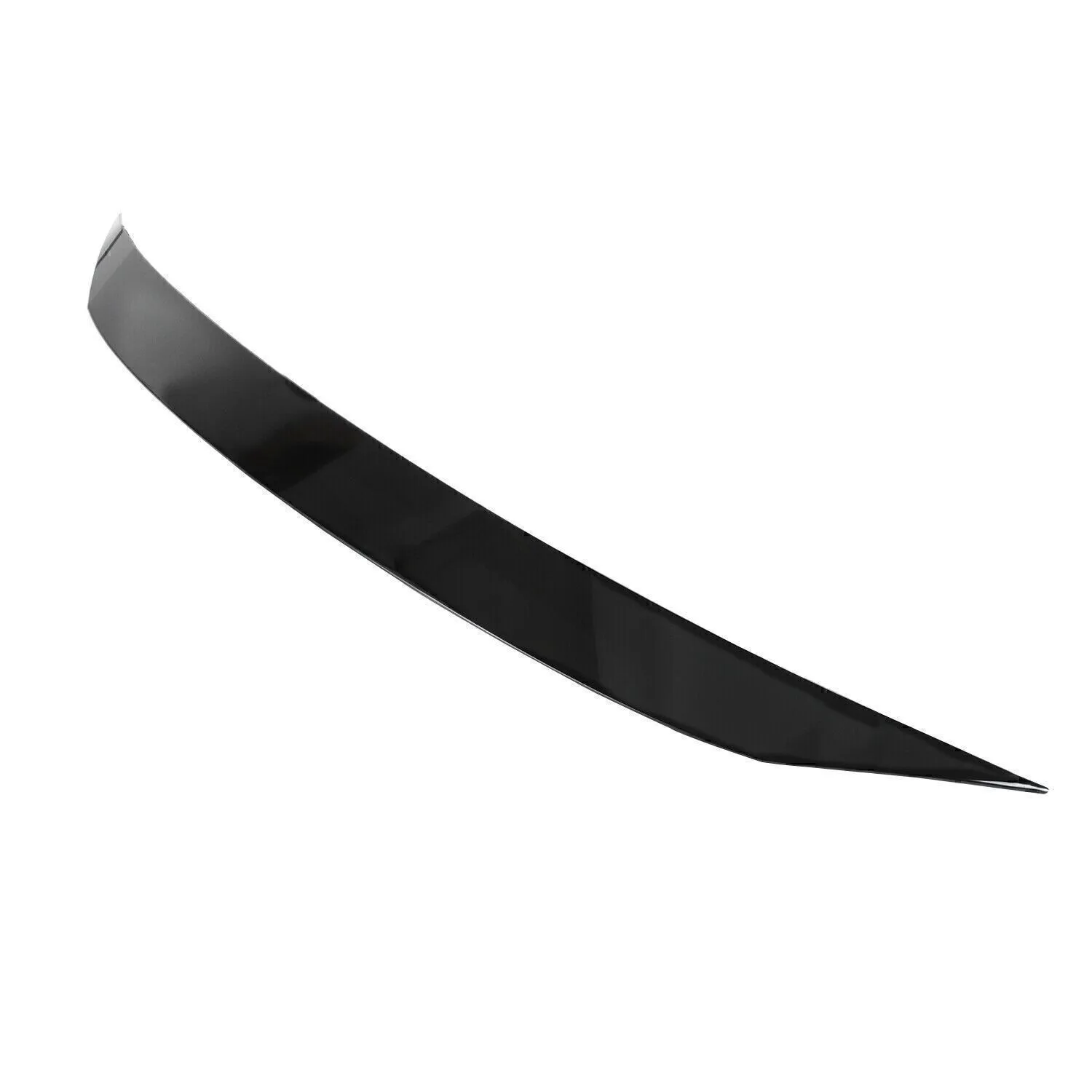 

Gloss Black For 2016-2020-2021 Honda Civic Front Hood Bumper Trim Nose Cover US