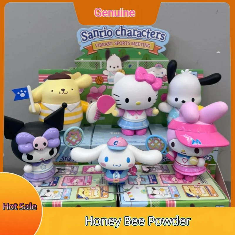 

Genuine Sanrio Chatacters Vitality Sports Meeting Series Blind Box Kuromi Figure Mystery Box Trendy Toy Children Customized Gift