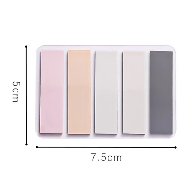 Bloc-notes collants vintage pour documents, onglets d'index, marque-page, papeterie, 100 feuilles