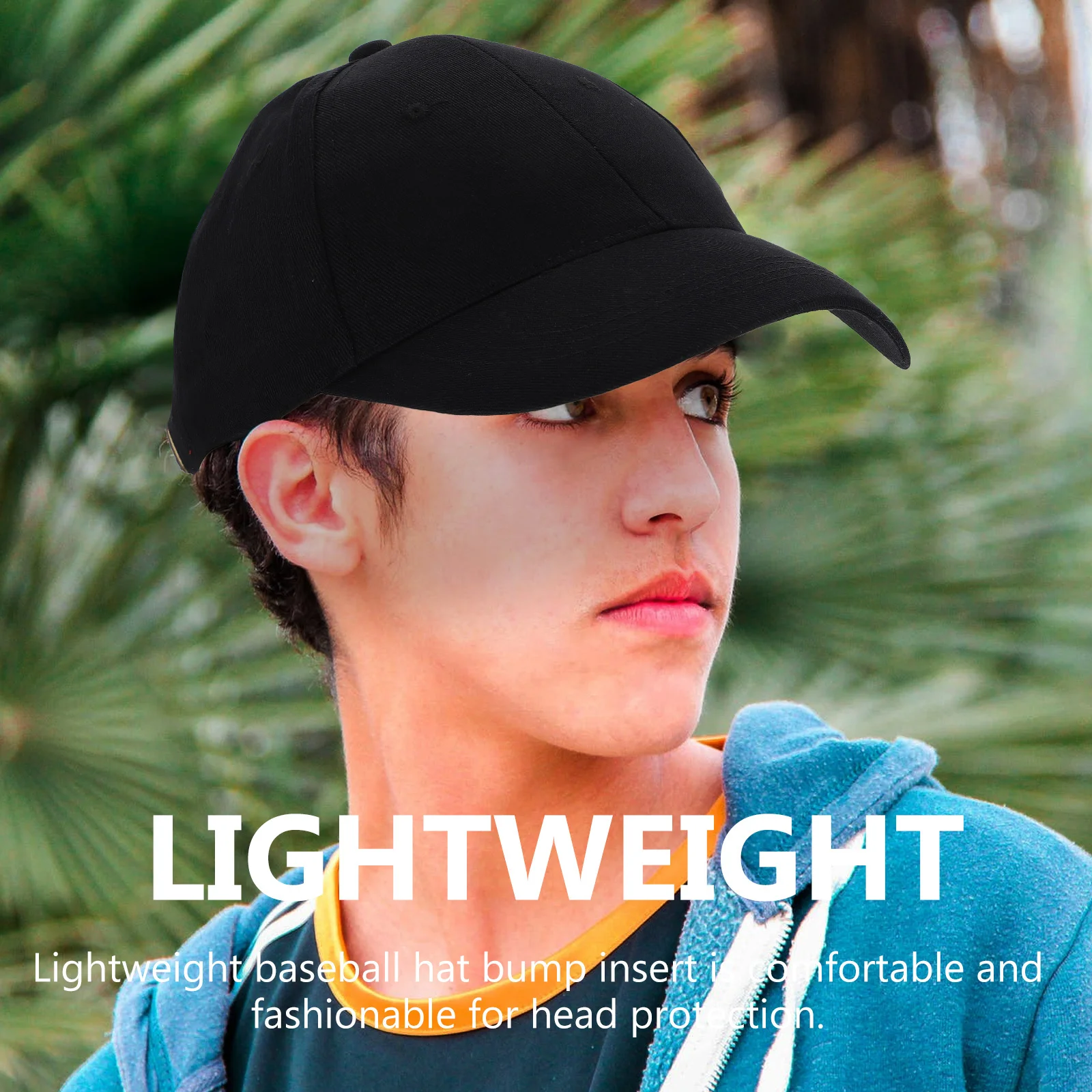 مجموعة واحدة من قبعة السلامة خفيفة الوزن للرجال والنساء للحماية من الأشعة فوق البنفسجية وقبعة صلبة بديلة لملابس العمل وواقي الرأس #2