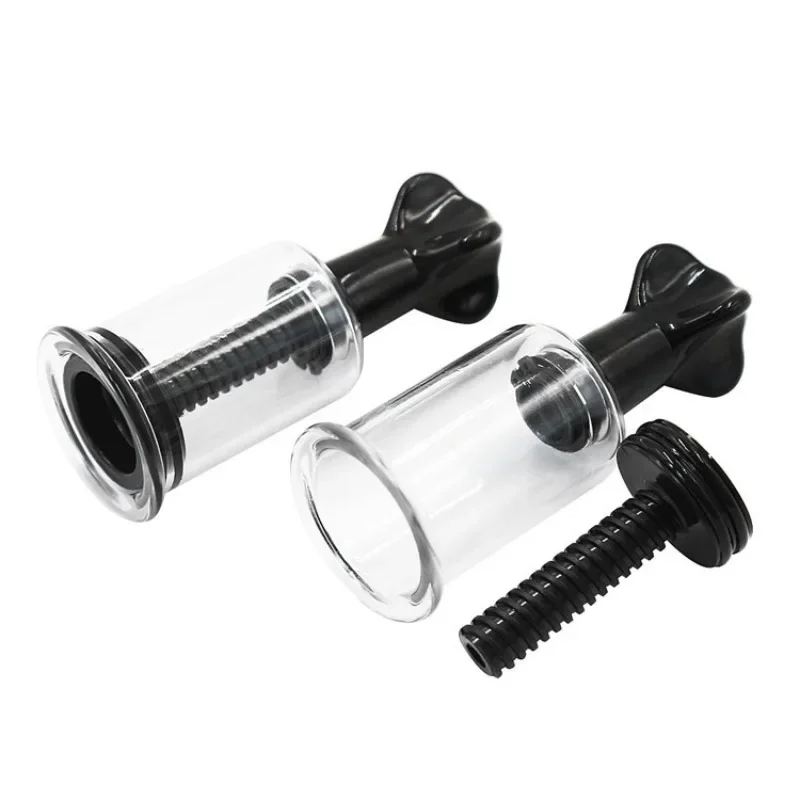 BDSM Nipple Suction Cup Set – Adjustable Breast & Clitoris Sucker Pump for Erotic Play, Adult Nipple Clamps for Women & Men view 5