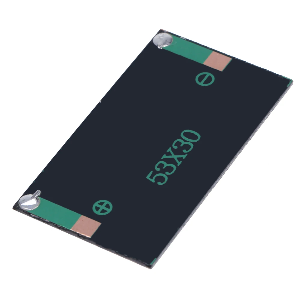 0.15W 5V Solar Panel Polysilicon Solar Cell Panel 30mA High Efficiency Portable Power Bank for Low Power Electrical Appliances