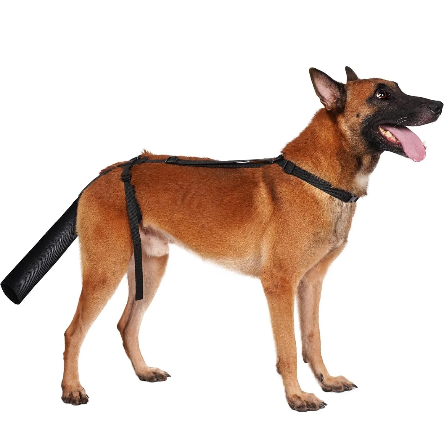 

Защита для хвоста собаки, регулируемый чехол для средних и крупных собак, предотвращающий вылизывание ран, дышащий мешочек для конца хвоста