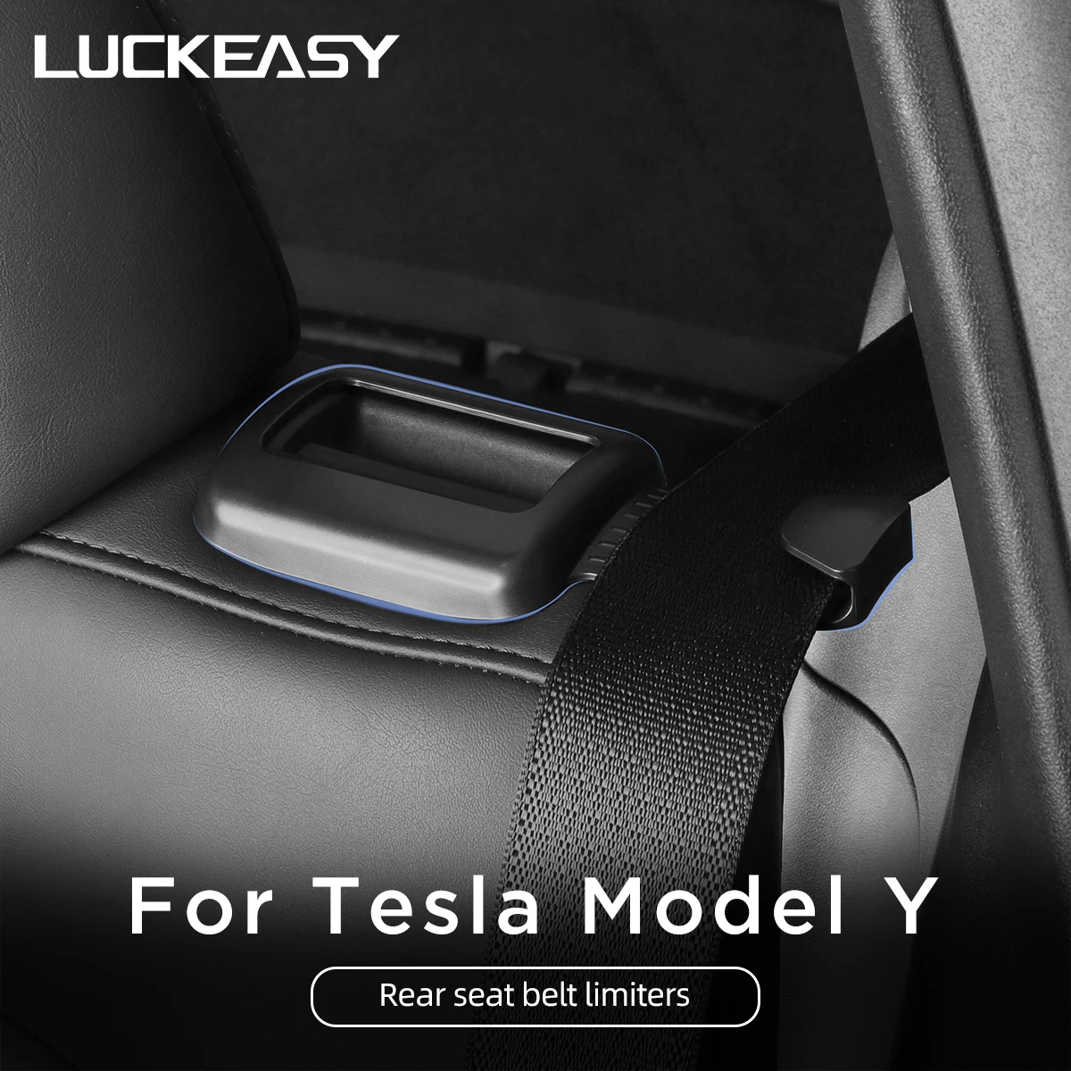 

Держатель ремня безопасности Tesla Model Y, аксессуары для салона автомобиля, ограничитель направляющего ремня заднего сиденья, защитная пряжка ремня безопасности 2021-2023