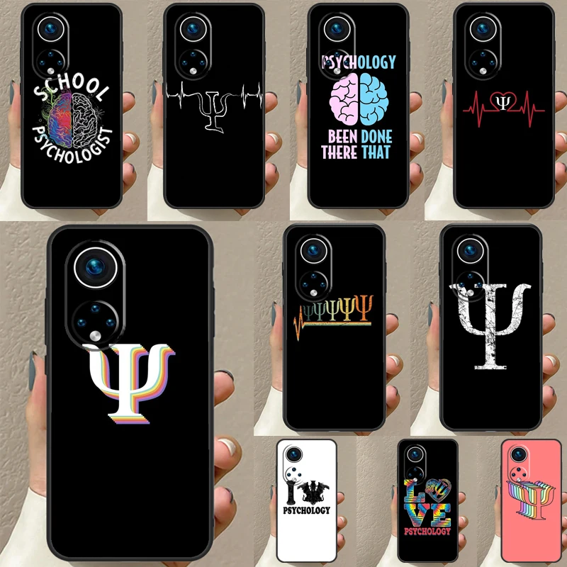 Psychologist Profession Psychology For Huawei P20 P30 P40 P60 Pro P Smart Nova 9 5T Honor 70 90 50 Magic5 Lite X7a X9a X8a Case