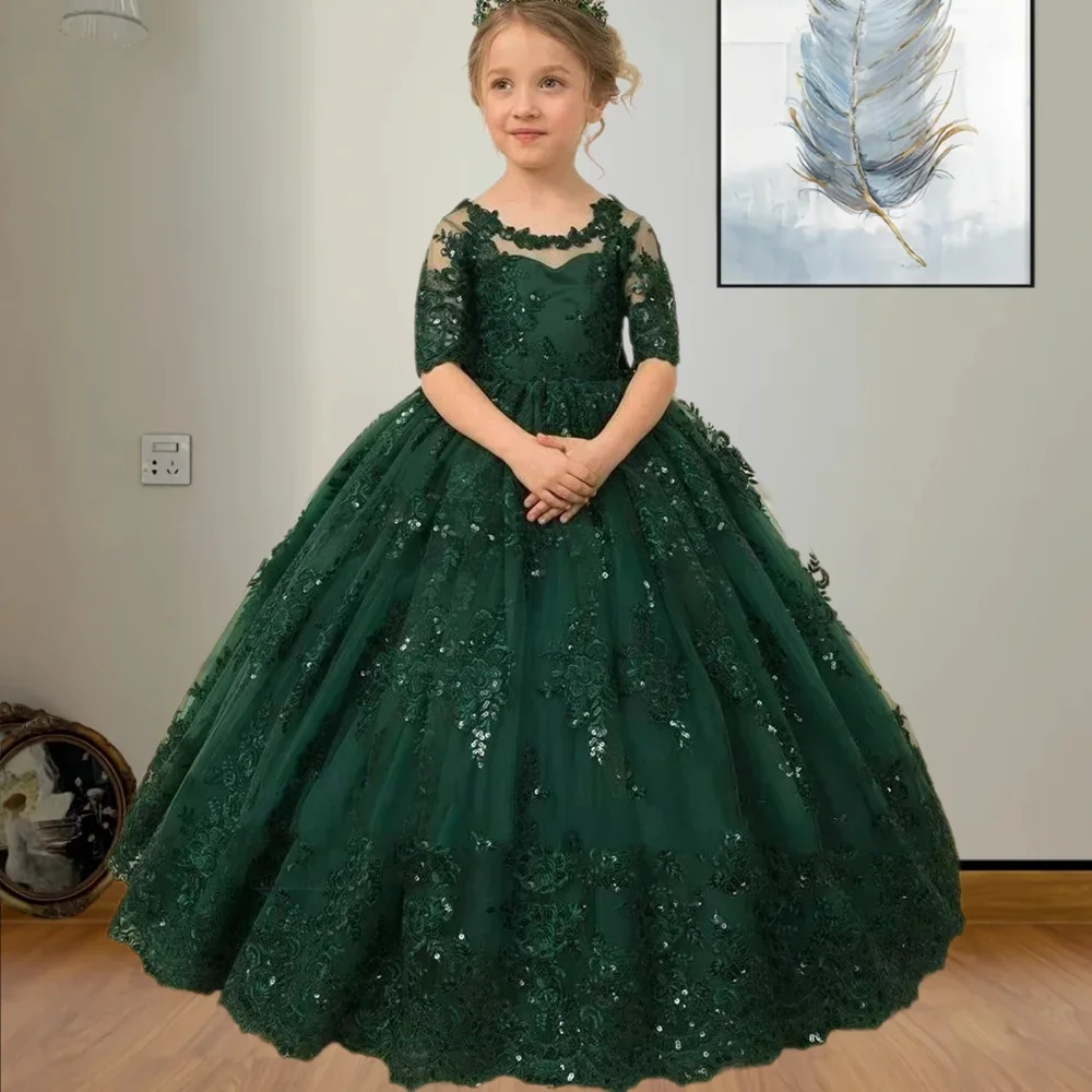 elegante-abito-da-damigella-verde-in-tulle-di-qualita-maniche-a-mezza-lunghezza-con-fiocco-vestito-da-principessa-per-bambine-per-matrimoni-e-feste-di-compleanno