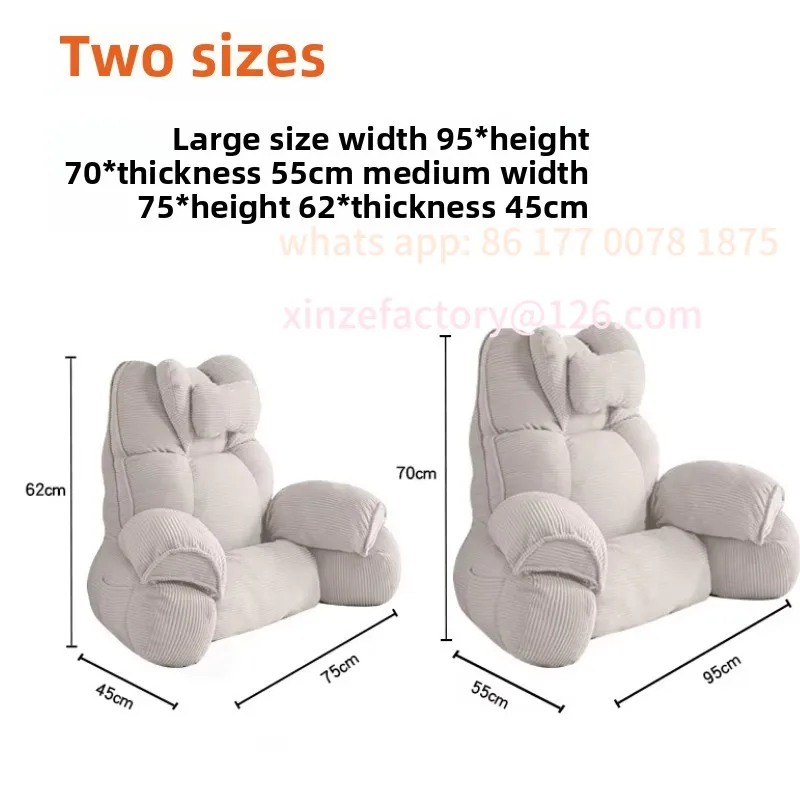 Customizable Backrest Cushion Lumbar Support Pillow Pregnancy Comfortable Reading Relaxing Nursing Pillows Lounger Pad