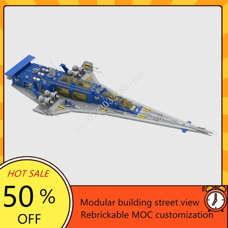 

4109 шт. NCS Discovery Space War Military MOC SpaceShip Battle на заказ пазлы архитектура DIY образование сборная модель детский подарок