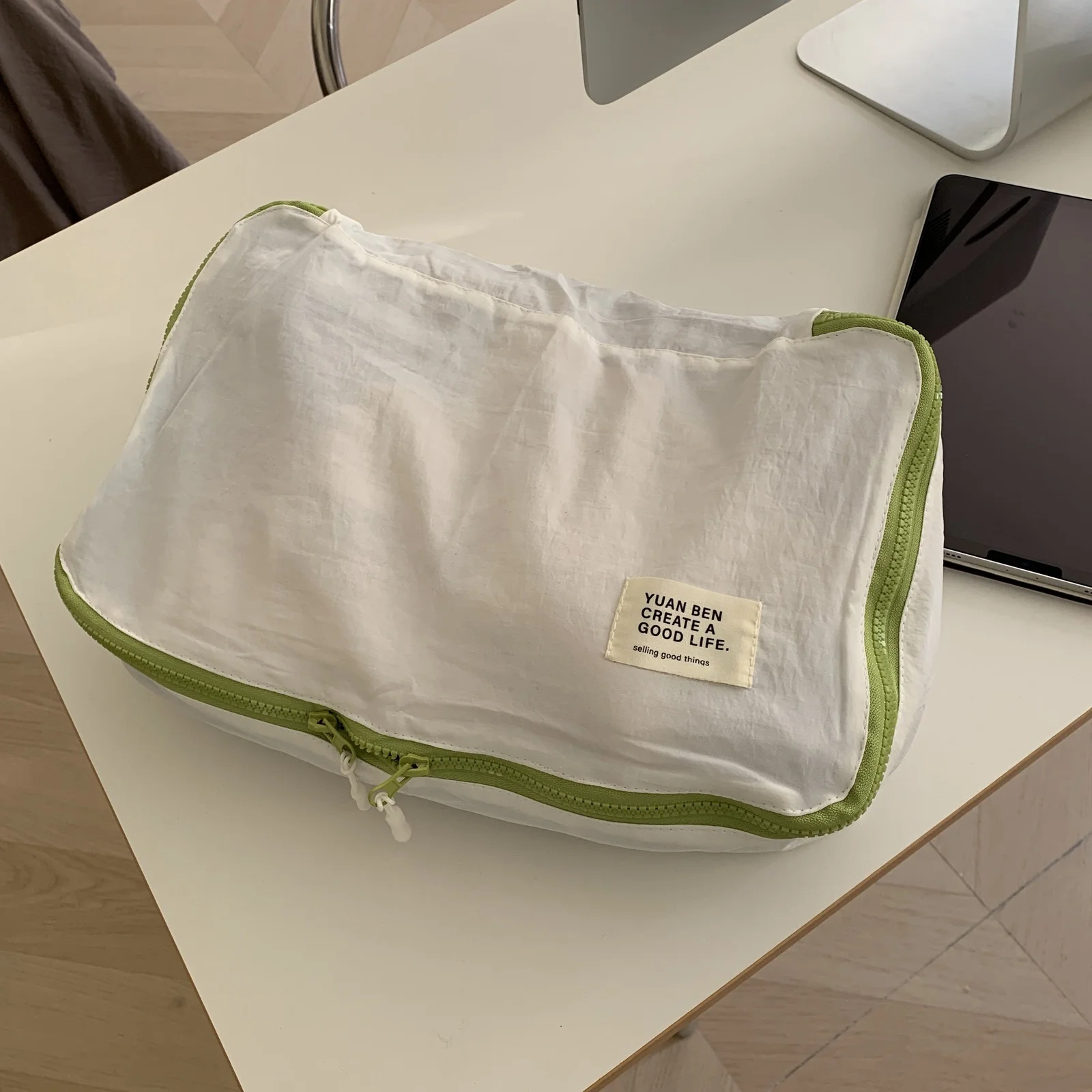 

Travel Organizer Set Nylon Storage Bags for Clothes Underwear oes Classin Bag Six Pieces Set Pure Color Japanese Sle