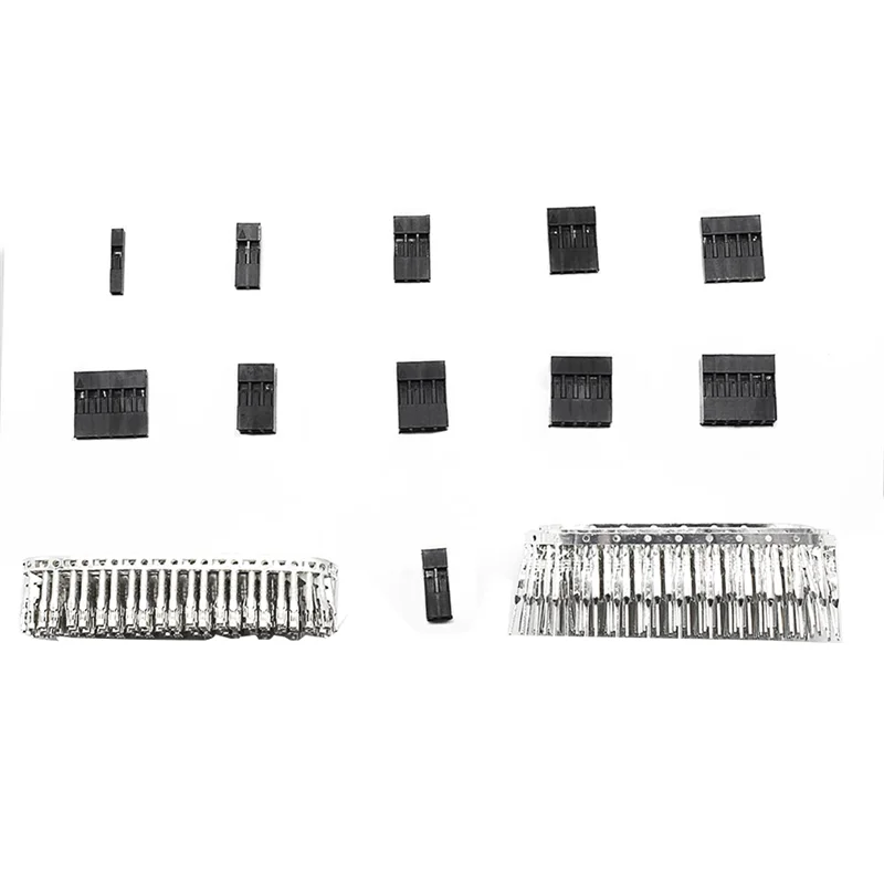 BAAJ-620Pcs دوبونت طقم توصيل مع سلك المكشكش ذو طيات 2.54 مللي متر الملعب 1/2/3/4/5/6 دبوس JST SM و 2.54 مللي متر JST XH ذكر/أنثى