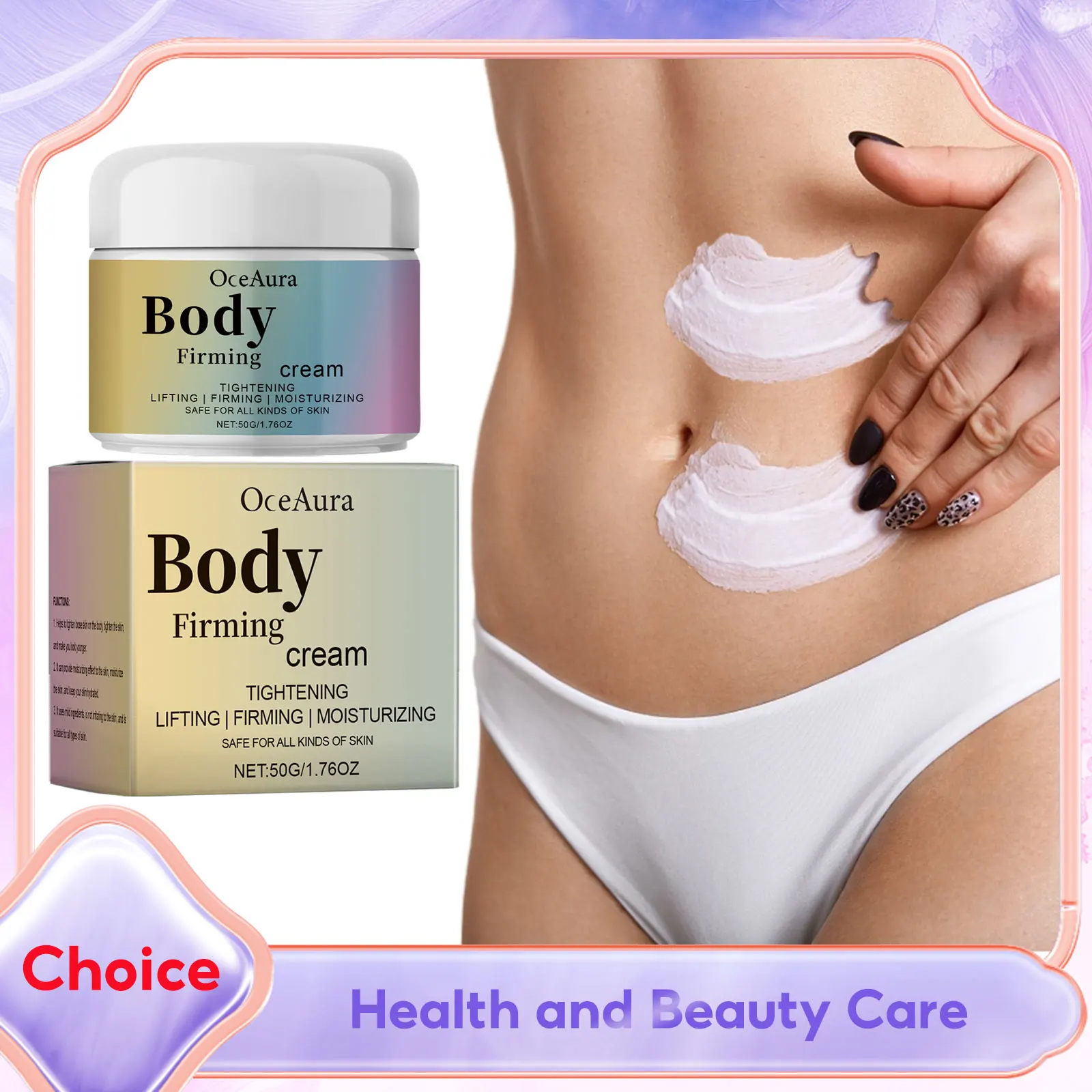

Collagen Body Firming Cream Anti-Aging Wrinkle Lifting Tightening Abdomen Thighs Buttocks Nourishing Skin Moisturizing Lotion