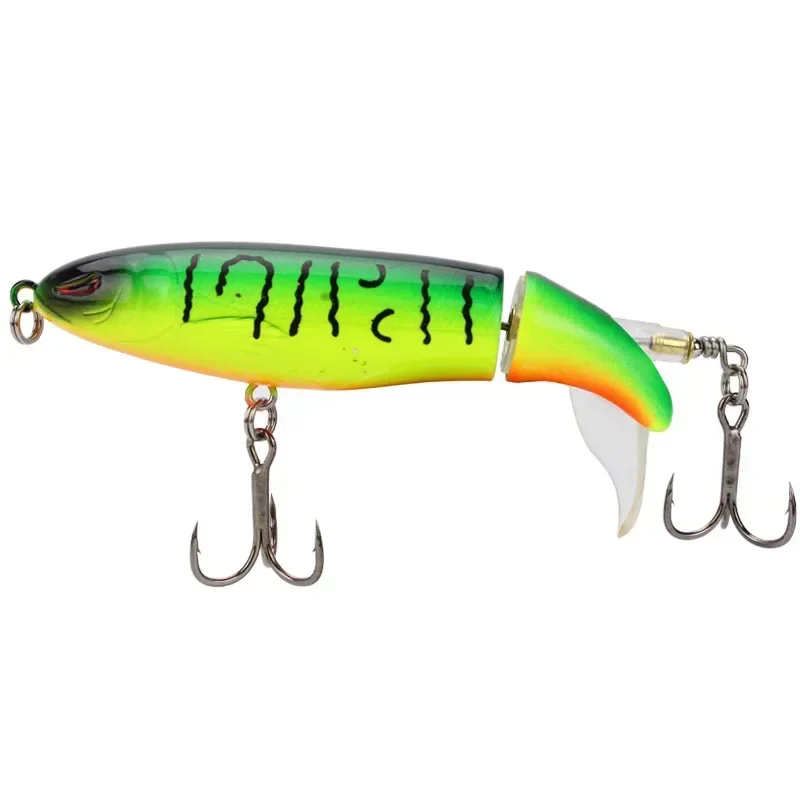 

90mm 13g 1PCS Whopper Plopper Topwater Surface Fishing Lure Isca Artificial Hard Bait Plopper Soft Rotating Tail Crankbait