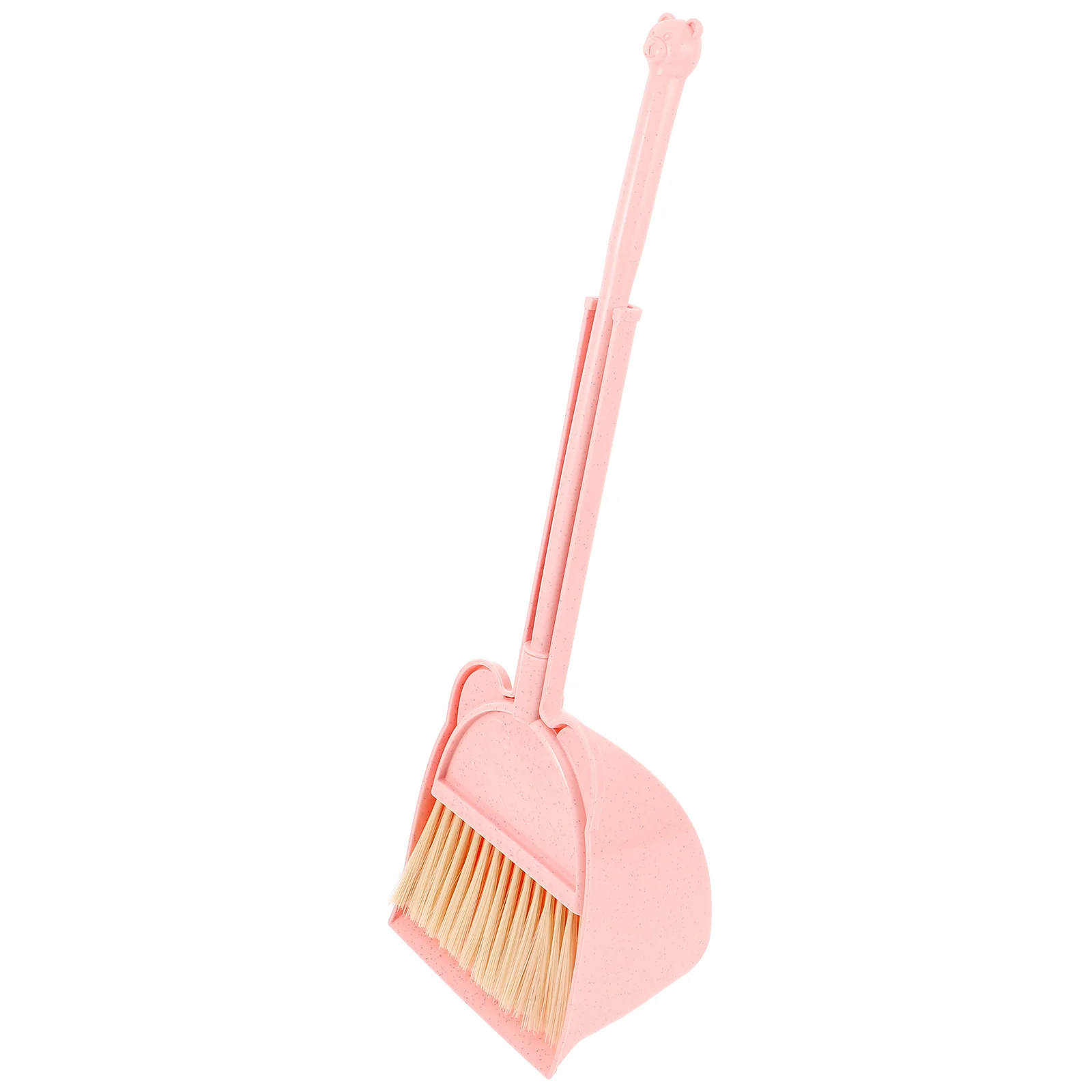 

Mini Broom Dustpan Set Kids Toddler Child Small Plastic Toys Cleaning Supplies Play Bright Colors Compact Storage