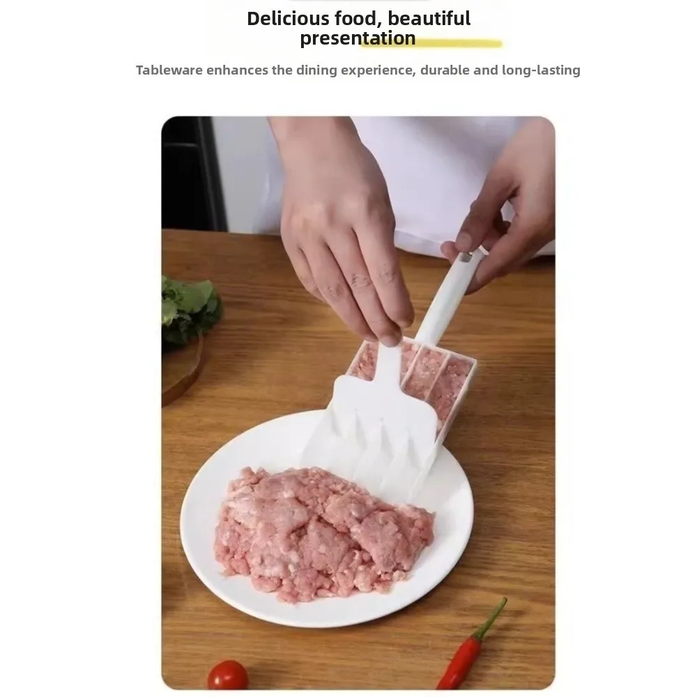 New Four-Cavity Structure Meatball Maker Squeeze Molding Spoon-Shaped Fish Ball Maker Rice-Meat Dumpling Maker Food Preparation