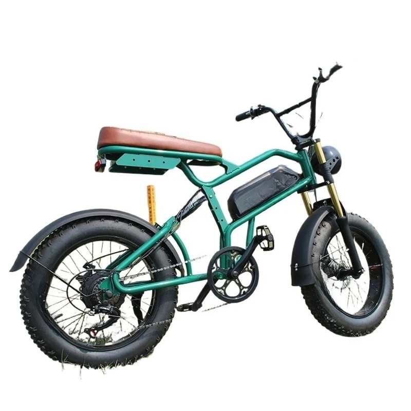 High carbon steel retro mountain electric motorcycle travel