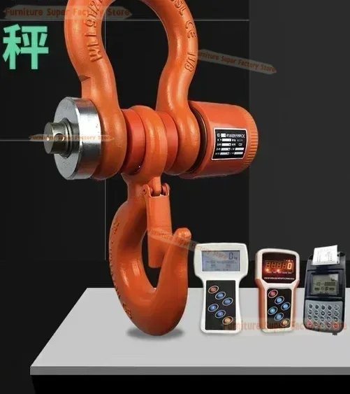 

Shanghai Dunke brand handheld wireless hanging scale printing 3 tons, 5 tons, 10 tons, crane hanging scale 20T30T50 tons
