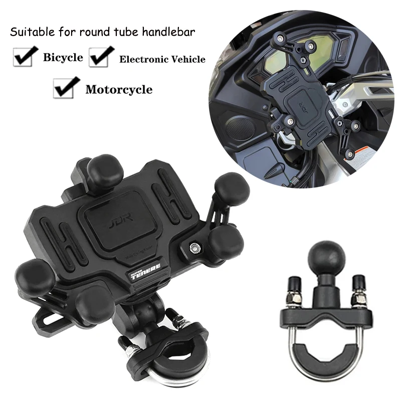 

For Yamaha Tenere 700 Tenere700 T7 World Raid 2019-2025 Accessories Motorcycle Handlebar Mobile Phone Holder GPS Stand Bracket