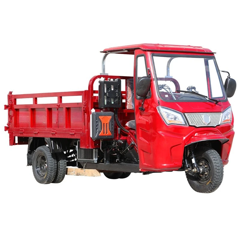 Semi-enclosed luxury canopy half-shed tricycle motorcycle tricycle household agricultural new