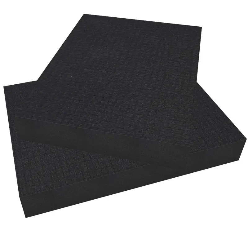 300*200*40mm Black Pre-cut Foam for Protection of Precision Instruments