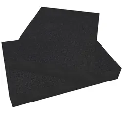 300*200*40mm Black Pre-cut Foam for Protection of Precision Instruments