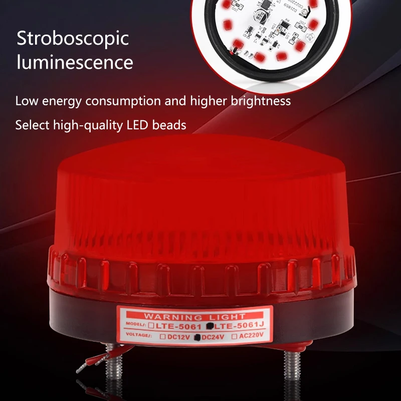 Small flashing warning, flashing light alarm, flashing light and sound alarm LTE-5061J