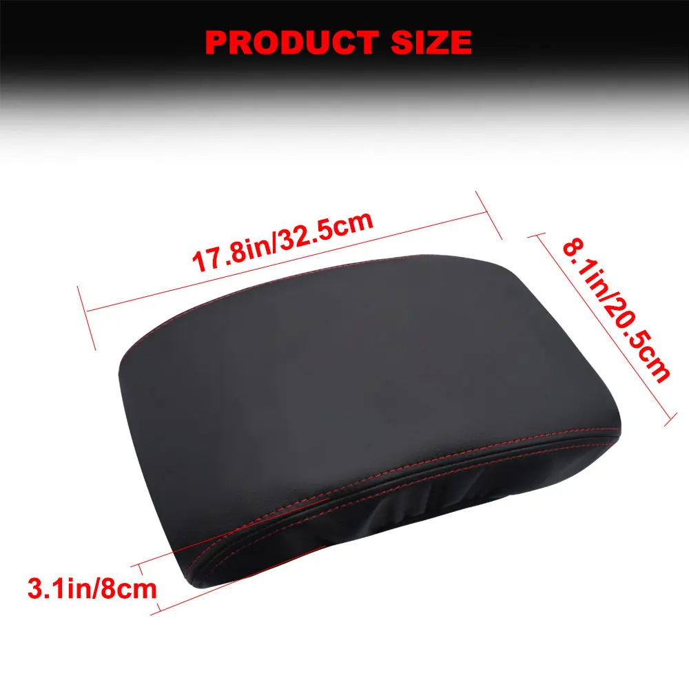 Center Console Lid Armrest Cover Leather Interior Car Armrest Pad Protection Mat for Toyota 4Runner 2010-2022Car Accessories Set