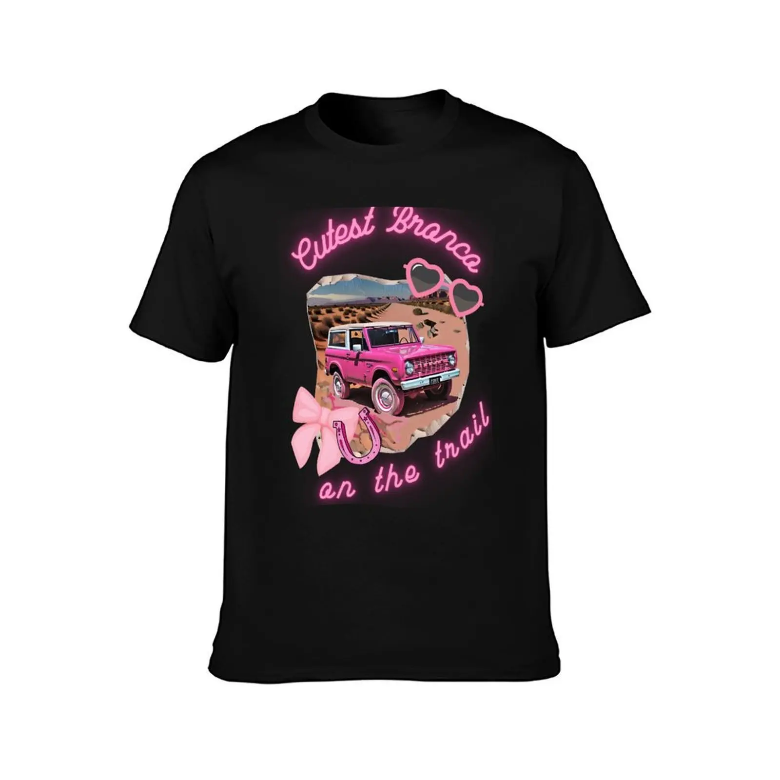 Cutest Bronco on the Trail T-Shirt Breathable Lightweight Summer Top T-Shirt