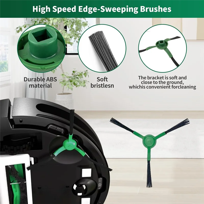 PORK-Voor Irobot Roomba Essentiële Serie Y0140 Y0110 Y0112 Robot Stofzuiger Accessrioes Borstel Filters Mop Pads