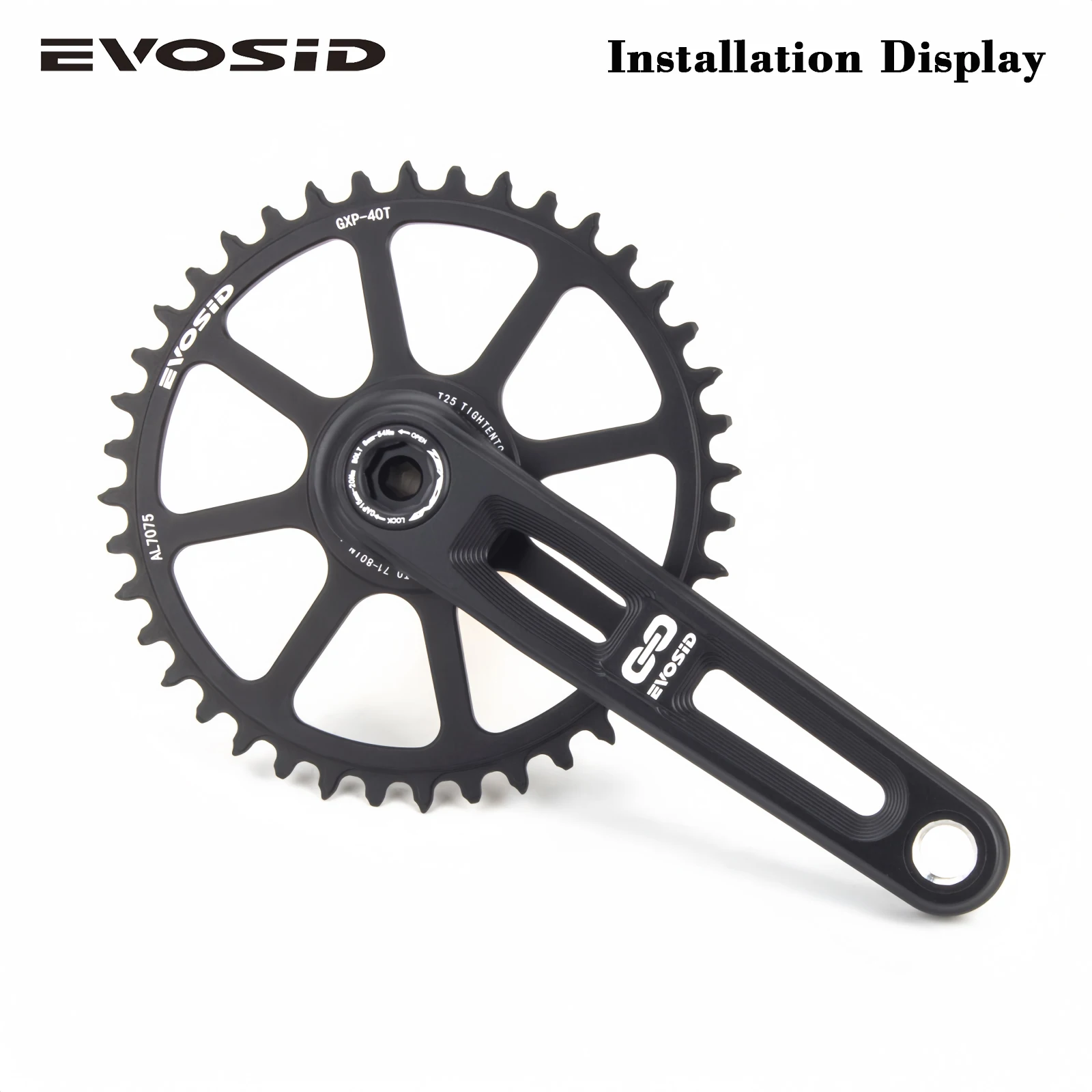 EVOSID Bike Chainring 40T 42T 44T Road Bike Tooth Disc 12S Direct Mount Sprocket 3mm Offset 46T 48T 50T Folding Bicycle Disc