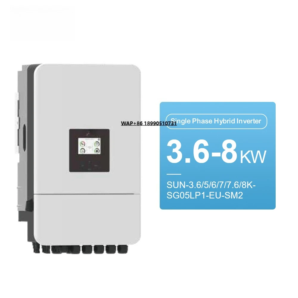 سعر المصنع Deye SUN-3.6/5/6/7/7.6/8K-SG05LP1-EU-AM2-P Deye Hybrid نظام الطاقة الشمسية أحادي الطور