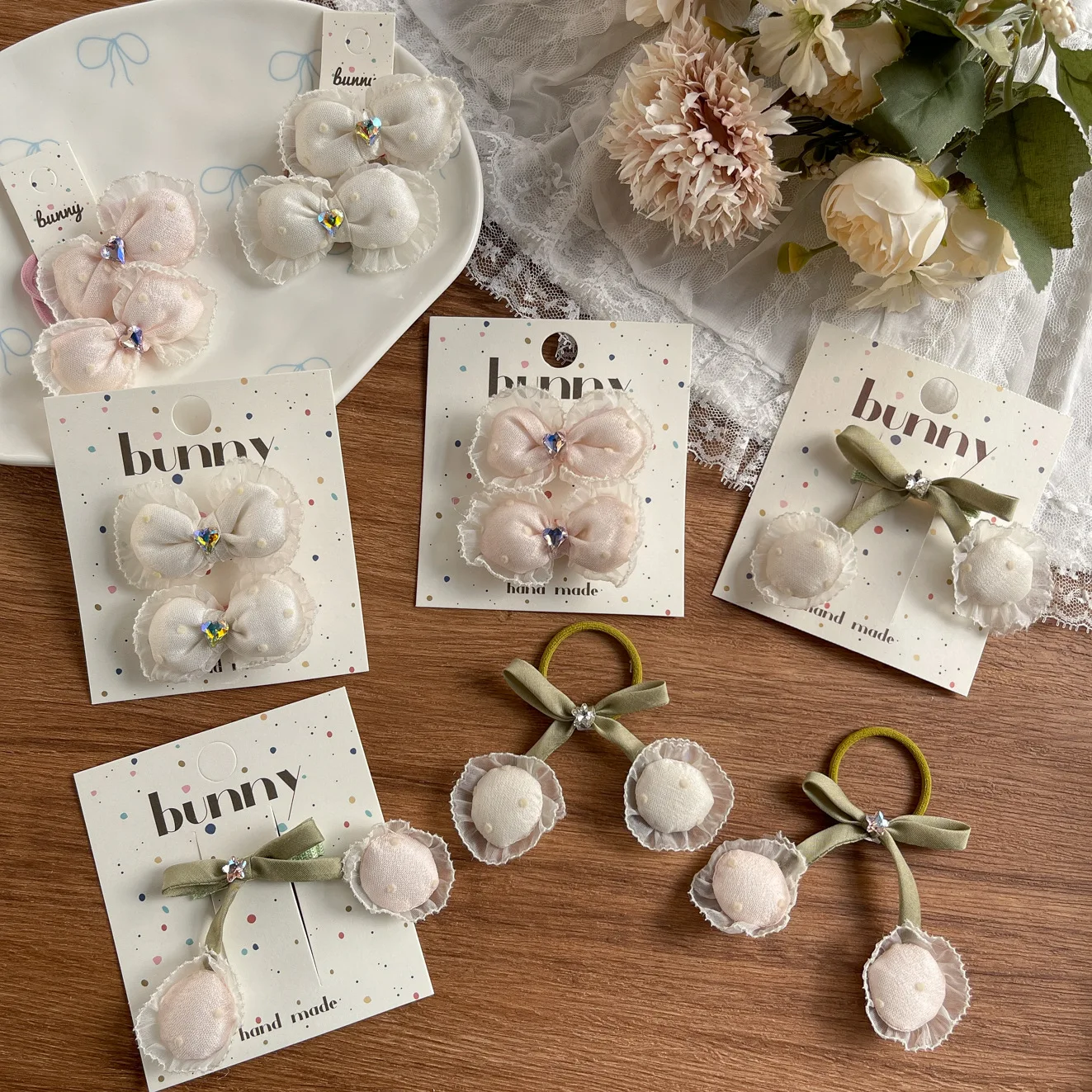 

Кружевные детские заколки с вишней для маленьких девочек, милый бант, BB-заколки, заколки для волос с бантом, челка, боковой зажим, детские головные уборы, аксессуары для волос