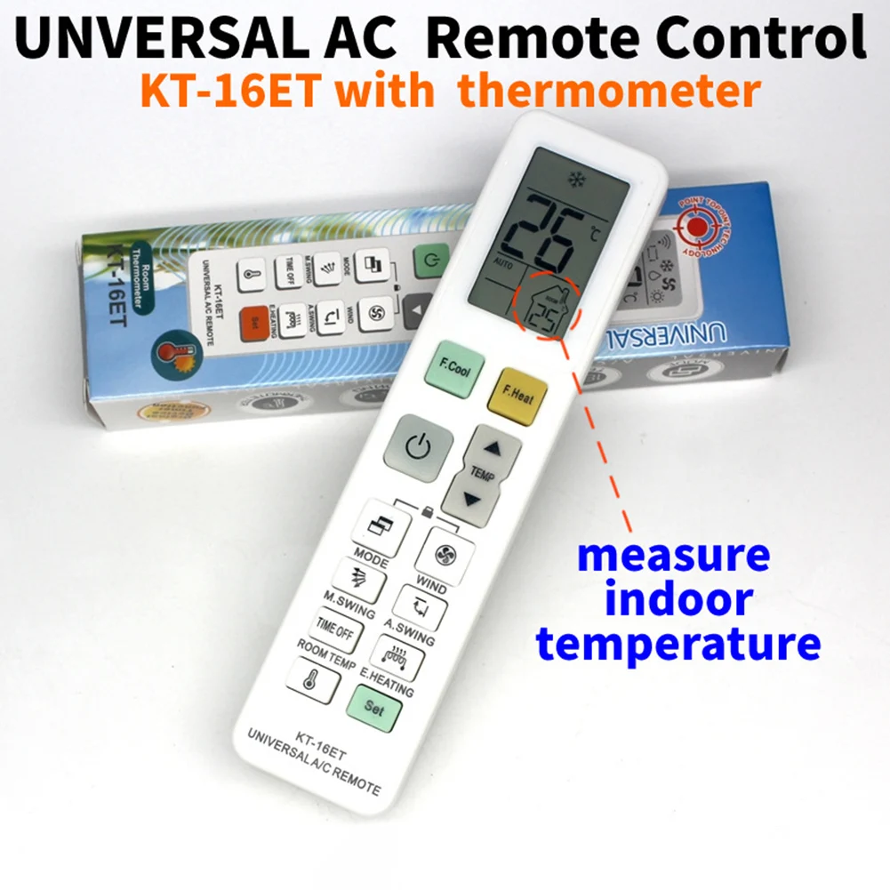 Ergonomic Design Air Conditioner Remote Control Detailed Instruction Manual Air Conditioner Remote Control Replacement As Shown