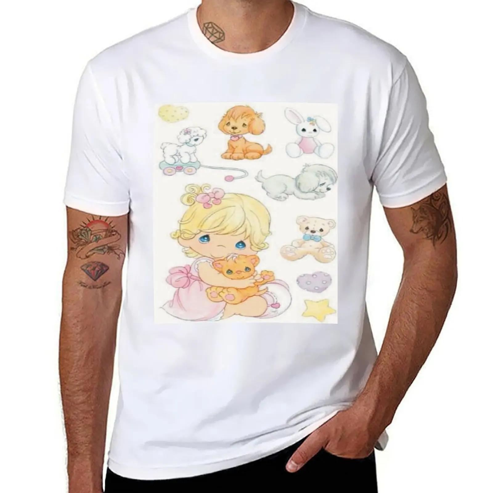 

precious moment coquette femme girlblogger T-Shirt cotton t shirts man 100% t shirts for man pack cotton T-Shirt