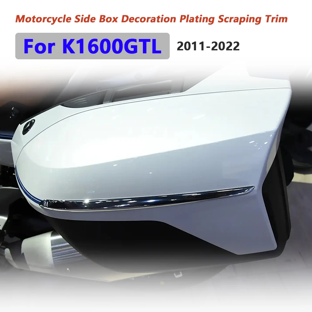 Motorcycle Side Box Decorative Strip Plating Scraping Trim For BMW K1600GTL 2011-2016 2017 2008 2019 2020 2021 2022 Accessories