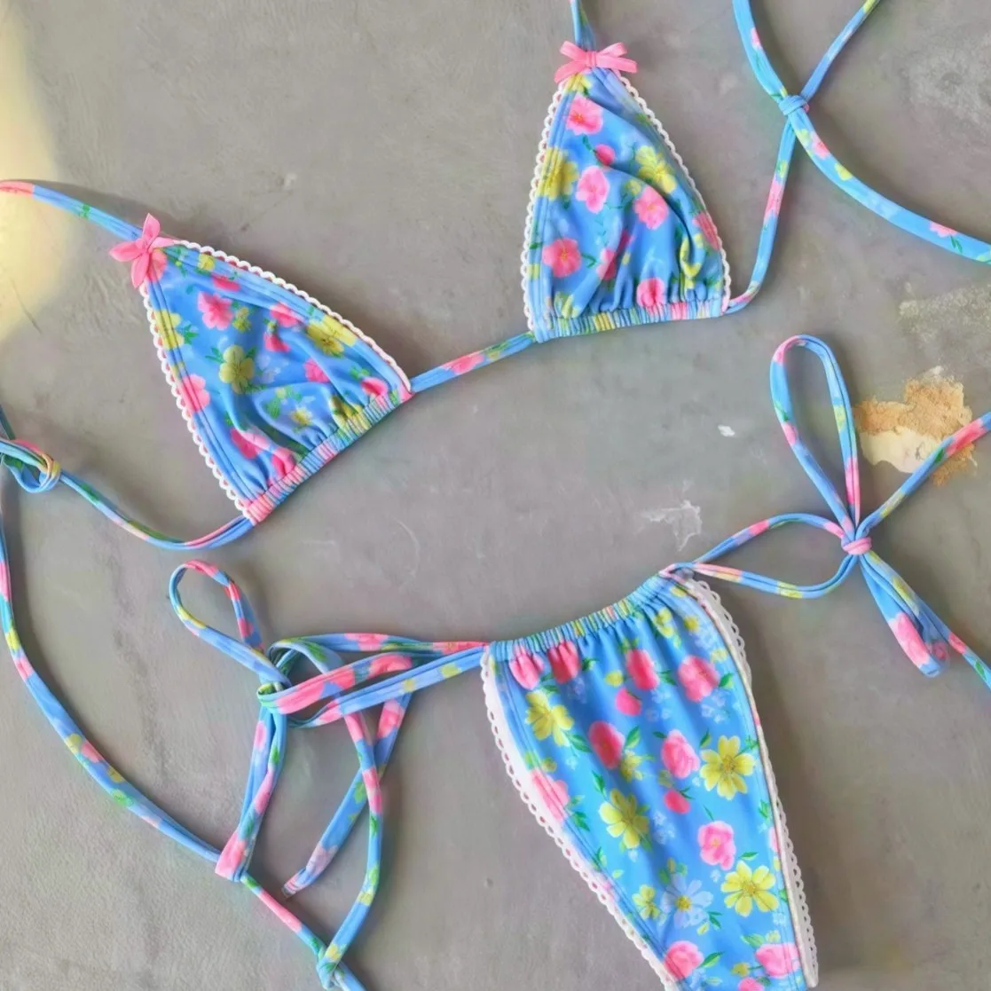 2026 Micro Bikini Push Up Women Swimsuits Sexy Swimwear Female Brazilian Bikini Set Thong Biquini Swim Suits Print Beachwear