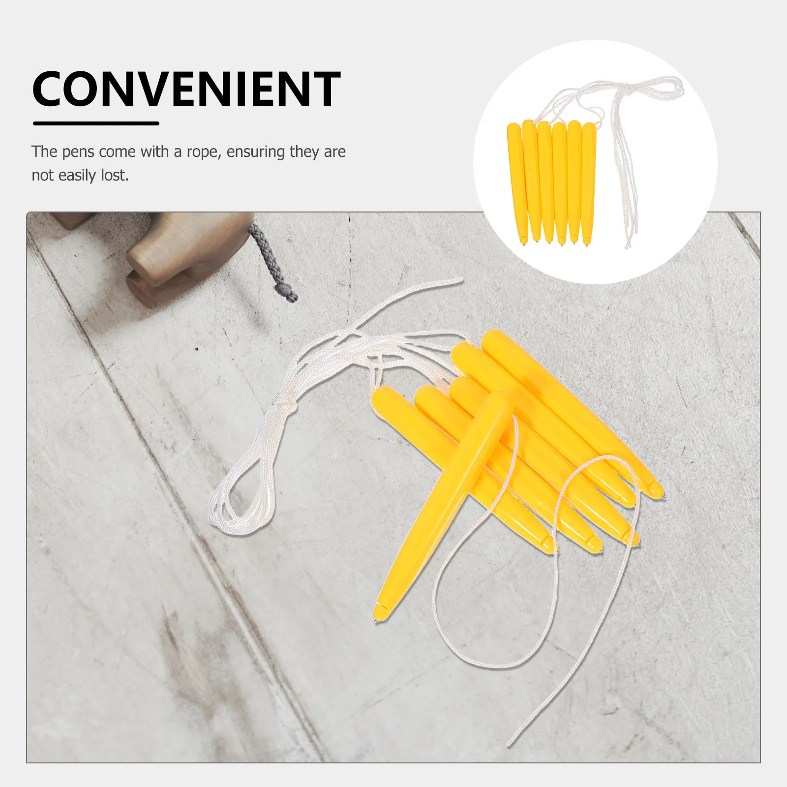 6 قطع من أقلام الرسم المغناطيسية، قلم بديل متين، مرفق حبل للوحات الرسم المبتكرة للأطفال القابلة لإعادة الاستخدام