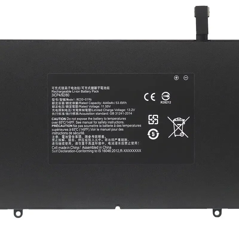 

RC30 HAZEL Battery for Razer Blade Stealth RZ09-0168 RZ09-0196 RZ09-0239