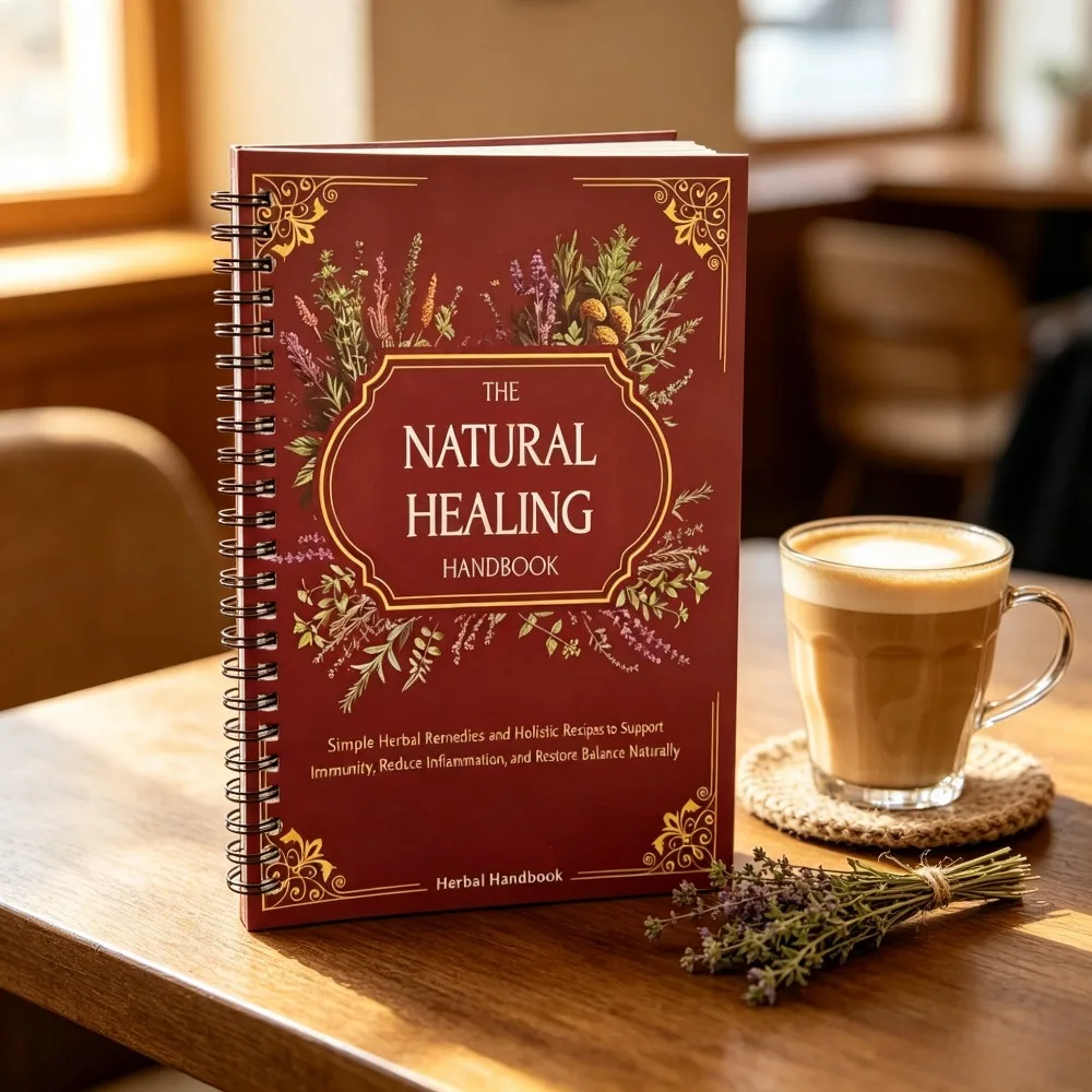 The Natural Healing Handbook English Spiral Bound for Health Lovers, Herbal Remedies & Holistic Recipes for Immunity & Body