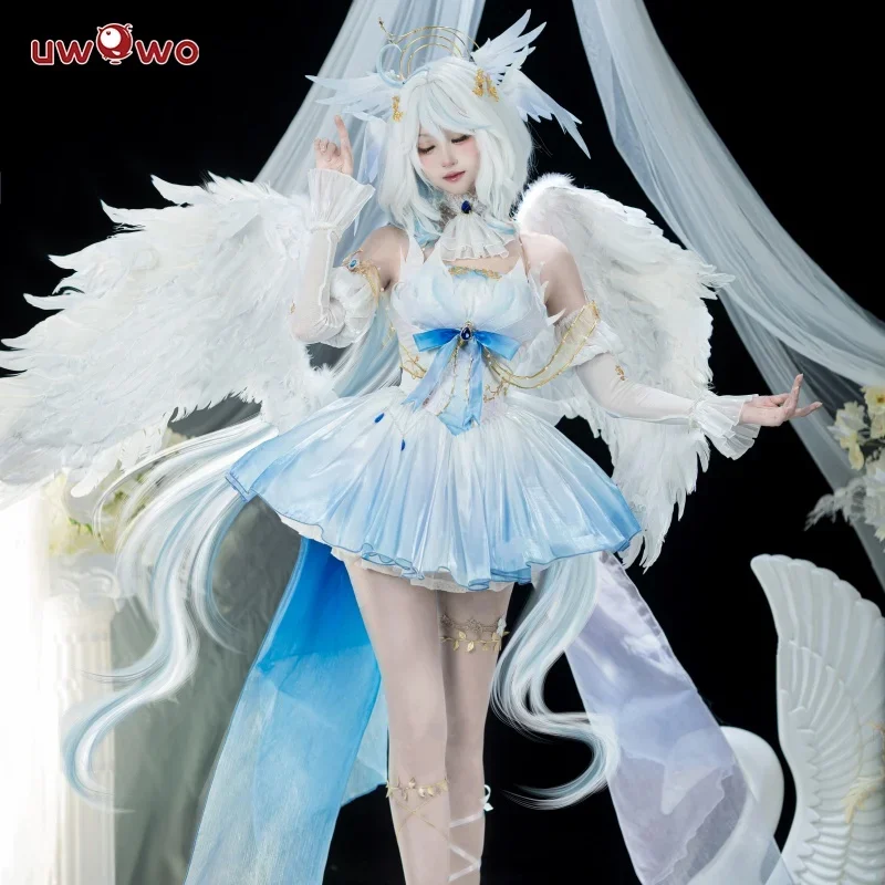 

2025 Furina Cosplay Game Genshin Impact Fanart Focalors Furina 'Sacred Angel' Cosplay Costume Halloween Costume