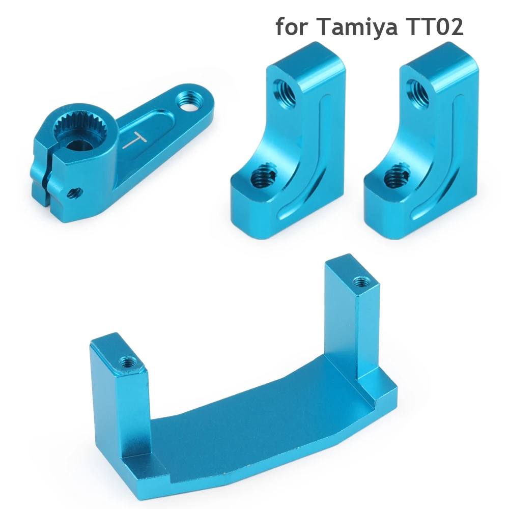 TAMIYA TT02 Servo Mount and Servo Arm 25T Universal Metal  Aluminum Alloy For 1/10 RC Car TAMIYA TT-02